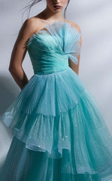 3 of 3 MNM Couture G1288 Aqua