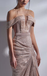 3 of 3 MNM Couture G1290 Champagne
