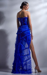 2 of 3 MNM Couture G1292 Royal Blue