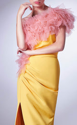 3 of 4 MNM Couture G1301 Yellow