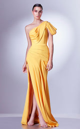 1 of 4 MNM Couture G1342 Yellow