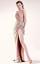 3 of 5 MNM Couture G1422 Beige