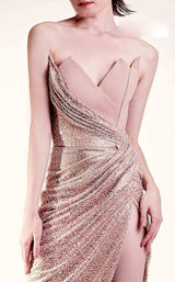 4 of 5 MNM Couture G1422 Beige