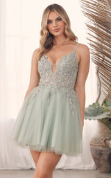 14 of 28 Nox Anabel G785 Dress Sage Green