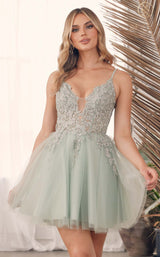 16 of 28 Nox Anabel G785 Dress Sage Green