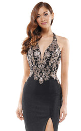 7 of 12 Colors Dress G961 Gold