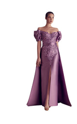 1 of 2 Gatti Nolli Couture GA5140 Dusty Purple