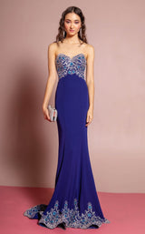 2 of 5 Elizabeth K GL1367 Royal Blue