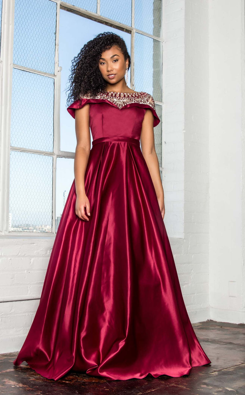 Elizabeth K GL2215 Prom Dress - Navy | NewYorkDress Elizabeth K GL2215 Prom Dress - Navy | NewYorkDress