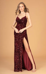 1 of 20 Elizabeth K GL3081 Burgundy
