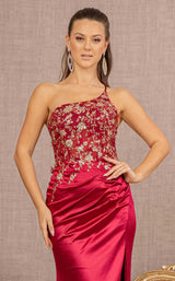 5 of 13 Elizabeth K GL3125 Burgundy