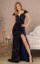 1 of 9 Elizabeth K GL3148 Lapis-Blue