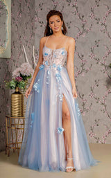 1 of 4 GLS by Gloria GL3250 Blue/Peach
