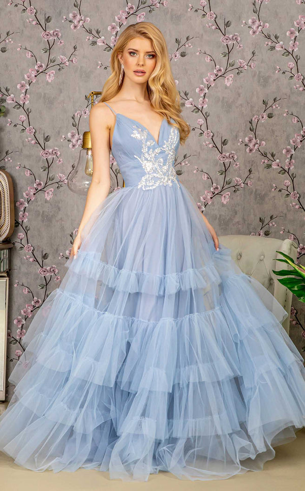 GLS by Gloria GL3452 Dress Perry Blue / XL