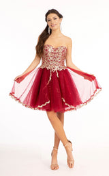 2 of 20 Elizabeth K GS1980 Burgundy