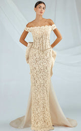 1 of 2 Gatti Nolli Couture OP7334 Ivory