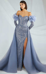1 of 2 Gatti Nolli Couture OP7388 Periwinkle