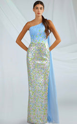 1 of 2 Gatti Nolli Couture OP7471 Blue Multi