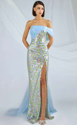 1 of 2 Gatti Nolli Couture OP7477 Blue Multi
