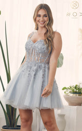 24 of 52 Nox Anabel H784 Dress Silver