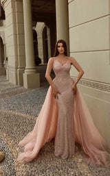 1 of 2 Chic and Holland HF110063 Blush/Silver