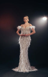 1 of 2 Chic and Holland HF110085 Ivory/Nude