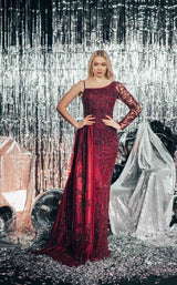 2 of 3 Chic and Holland HF110091 Burgundy