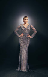 1 of 2 Chic and Holland HF110096 Navy/Nude