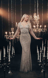 1 of 3 Chic and Holland HF110104 Silver/Nude
