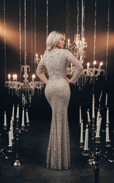 3 of 3 Chic and Holland HF110104 Silver/Nude