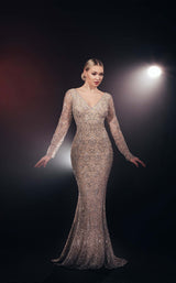 1 of 2 Chic and Holland HF110139 Silver/Nude