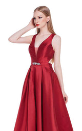 6 of 8 Jadore J14043 Burgundy