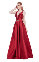 2 of 8 Jadore J14043 Burgundy