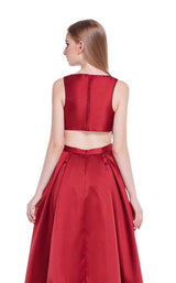 8 of 8 Jadore J14043 Burgundy