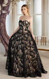 3 of 7 Jadore J22049 Black-Nude