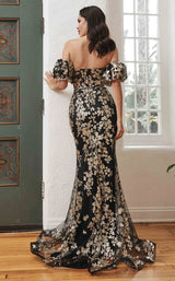 5 of 6 LaDivine J844 Black-Gold