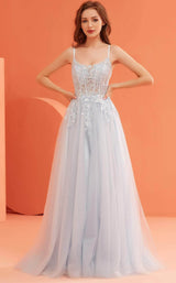 1 of 6 Jadore J22037 Light-Blue