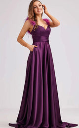 6 of 9 Jadore J23009 Plum