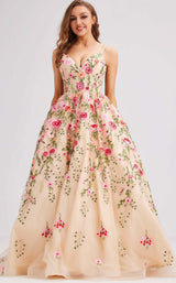 4 of 5 Jadore J23017 Pink-Floral