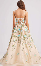 3 of 5 Jadore J23017 Blue-Floral