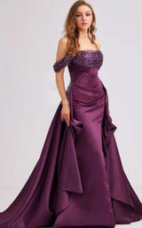 2 of 3 Jadore J23019 Purple