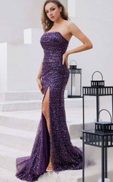 5 of 11 Jadore J23020 Purple