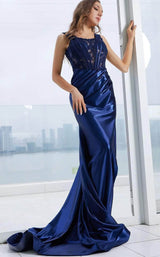 1 of 7 Jadore J23027 Navy