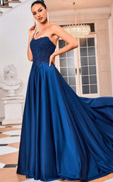 4 of 7 Jadore J24015 Navy