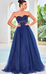 4 of 8 Jadore J24016 Navy