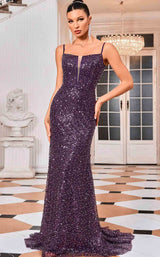 3 of 7 Jadore J24023 Purple