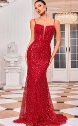 6 of 7 Jadore J24023 Red