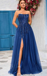 1 of 7 Jadore J25017 Navy