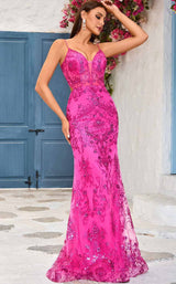 2 of 8 Jadore J25022 Bright-Pink
