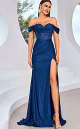 4 of 7 Jadore J25024 Navy